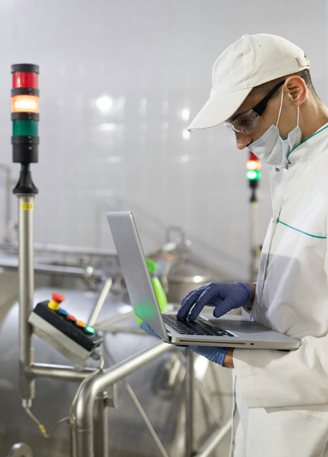 Digital data streams and documents with an AI icon — depicting the validation of AI systems in accordance with the EU AI Act and the GAMP® AI Guide in regulated environments.