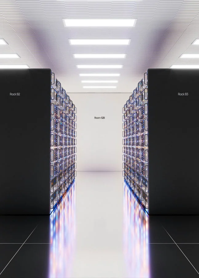 Digital cloud and data icons above a laptop as an example of GxP-compliant cloud and SaaS system validation.