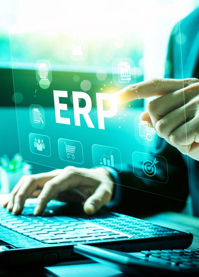 Digital test equipment management and quality management in the ERP system.