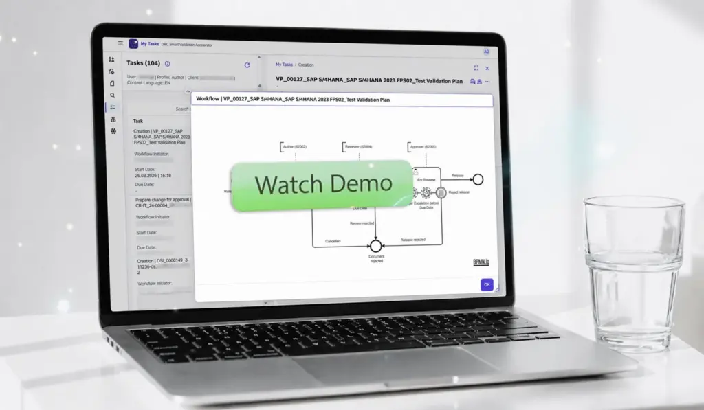 Der DHC Smart Validation Accelerator unterstützt Unternehmen der Life Sciences Industrie, jederzeit ein valides System sicherzustellen – effizient, integriert und zukunftsfähig.