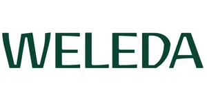Logo von Weleda, Hersteller von Naturkosmetik und Arzneimitteln